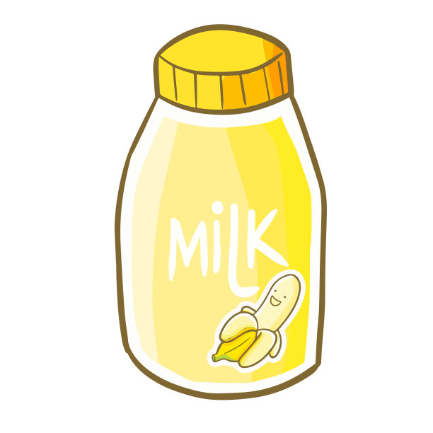 香蕉牛奶图片下载