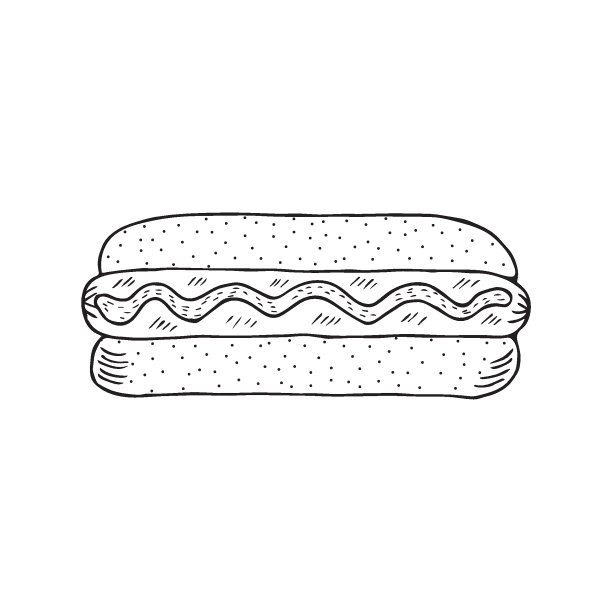 热狗内衬纸图片下载