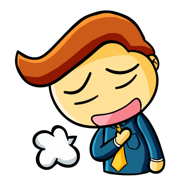 商人松了一口气图片下载