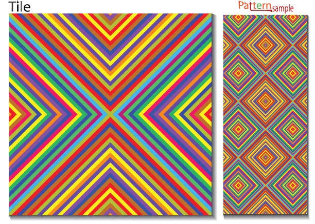 抽象多色无缝图案。图片下载