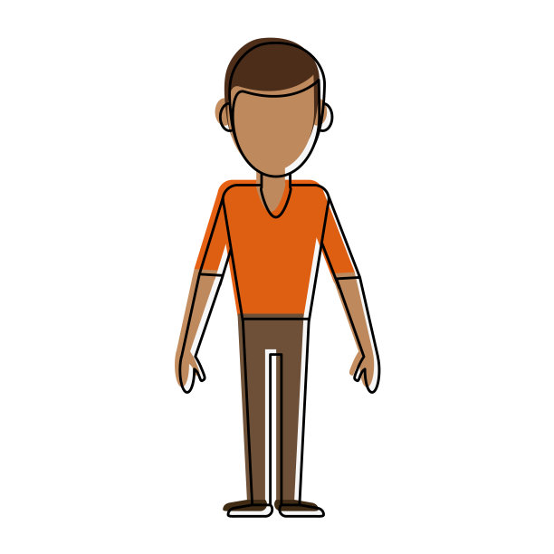 年轻人头像卡通图片下载