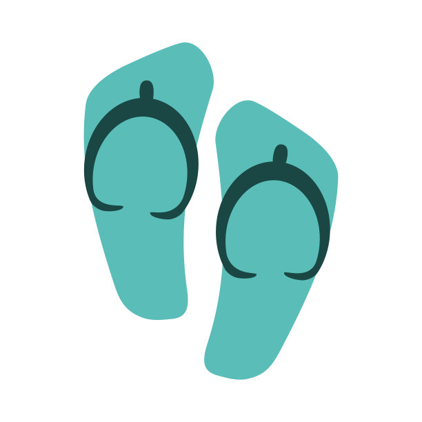 人字拖凉鞋图片下载