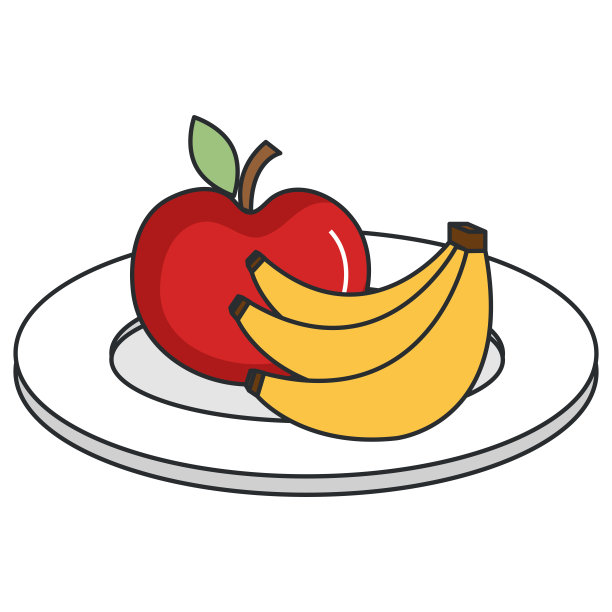 有苹果和香蕉的菜图片下载
