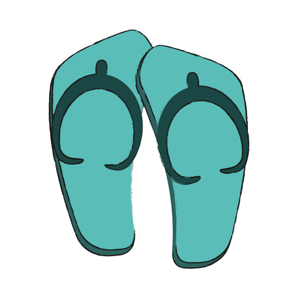 人字拖凉鞋图片下载