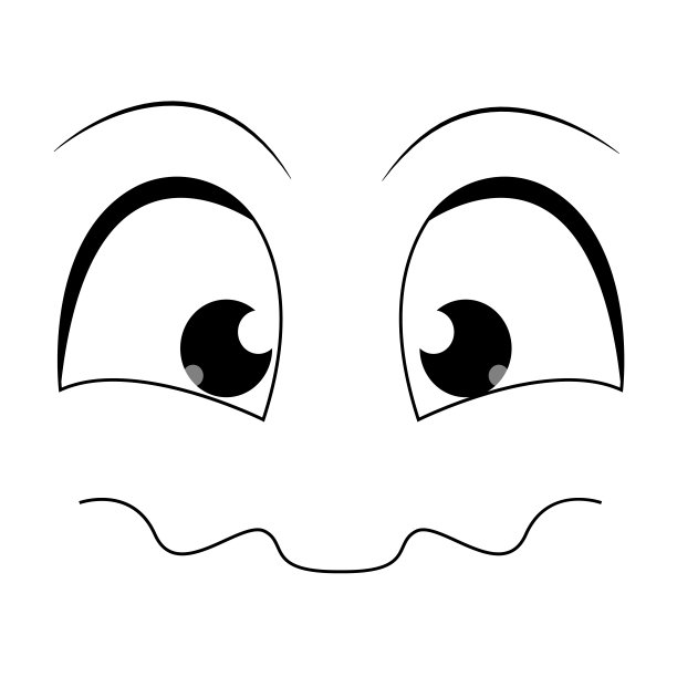 抽象表达的脸图片下载