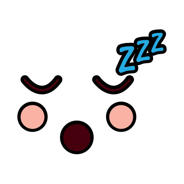 睡脸表情符号图像图片下载