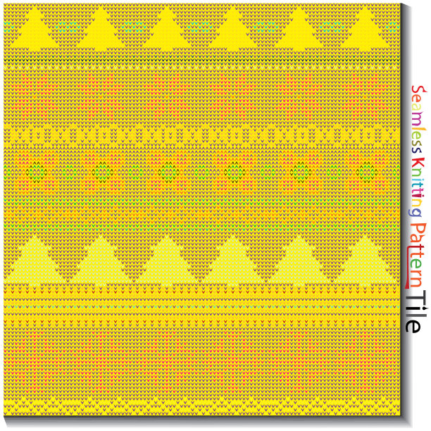 多色针织无缝图案。图片下载