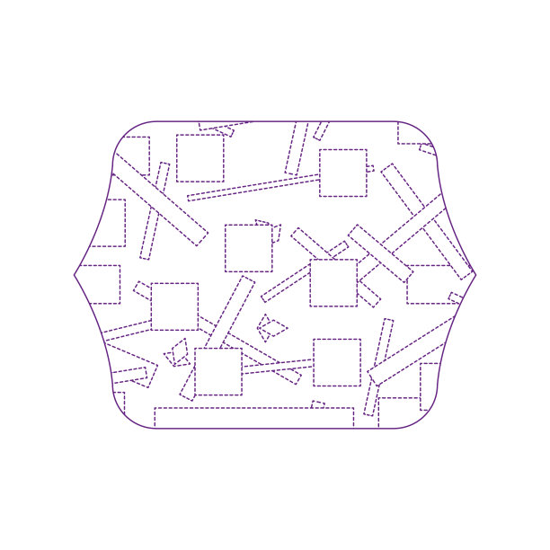 圆点形状方形与图形抽象风格的背景图片下载