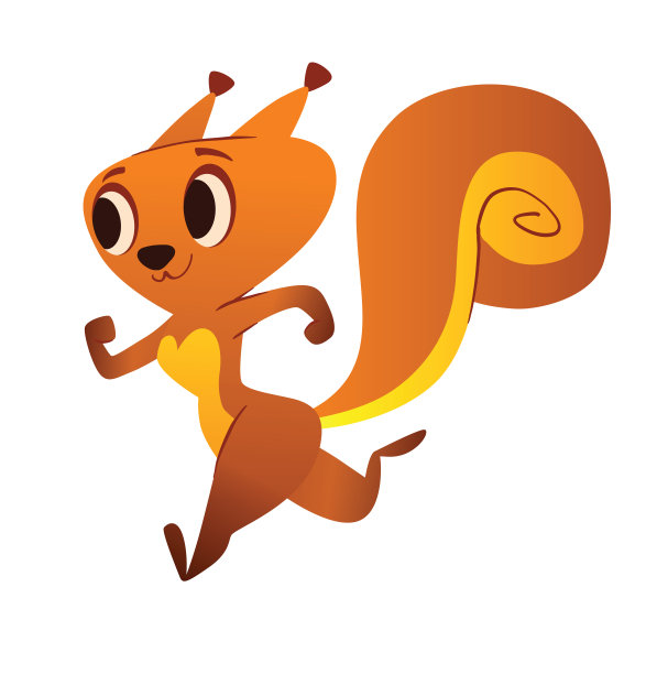 有趣的松鼠在某处奔跑图片下载