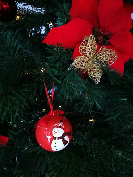 快乐圣诞装饰品图片下载