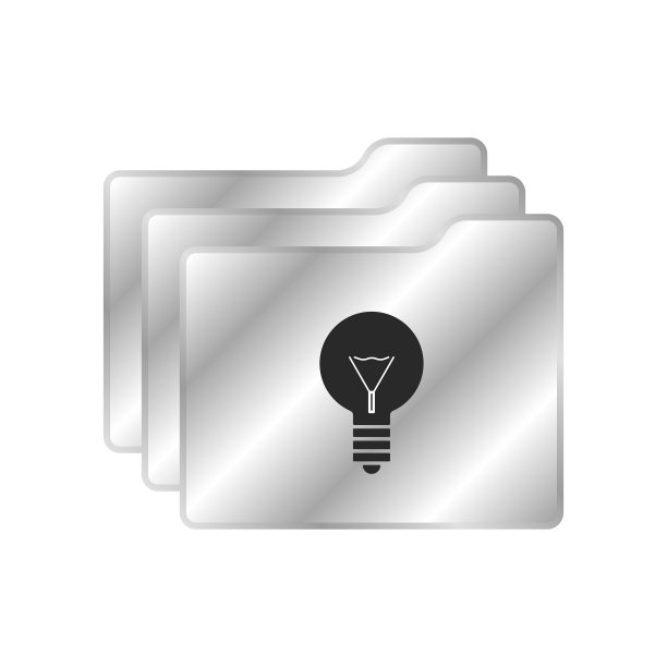 一组由一个想法联合起来的银文件夹图片下载