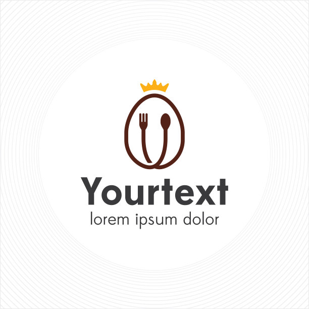 国王餐饮用餐具象征图片下载