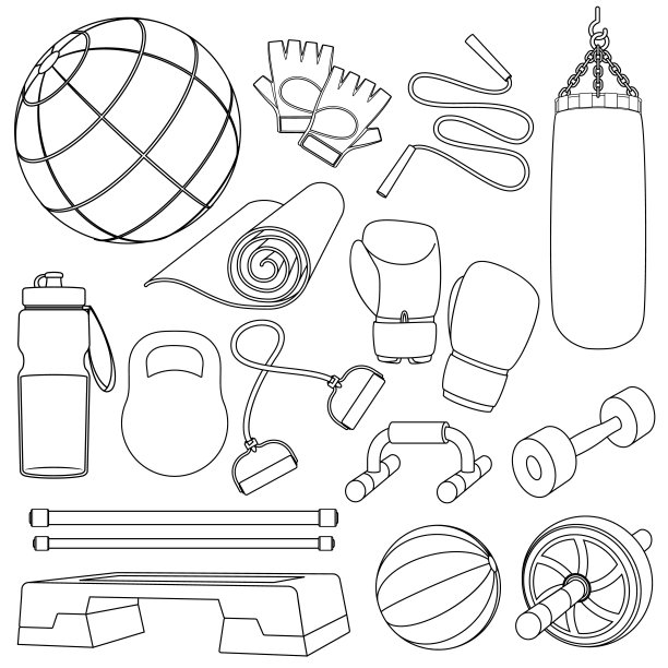 家庭健身器材图片下载