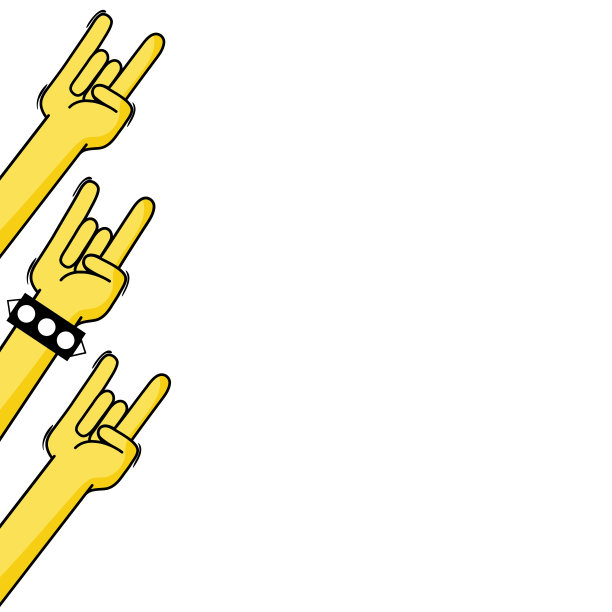 用石头手势举手交流图片下载