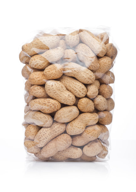 清包花生在白色图片下载