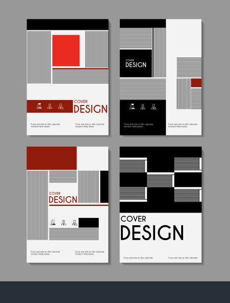 矢量极简封面设计。图片下载