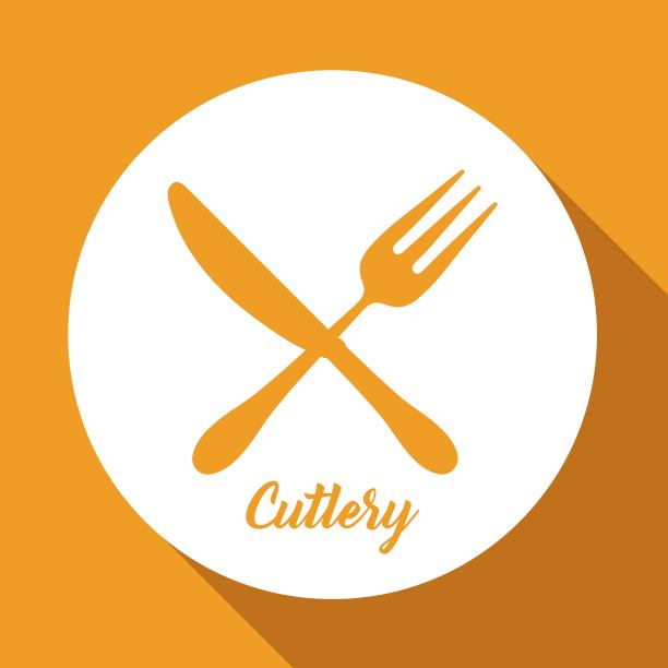 餐具标志设计图片下载