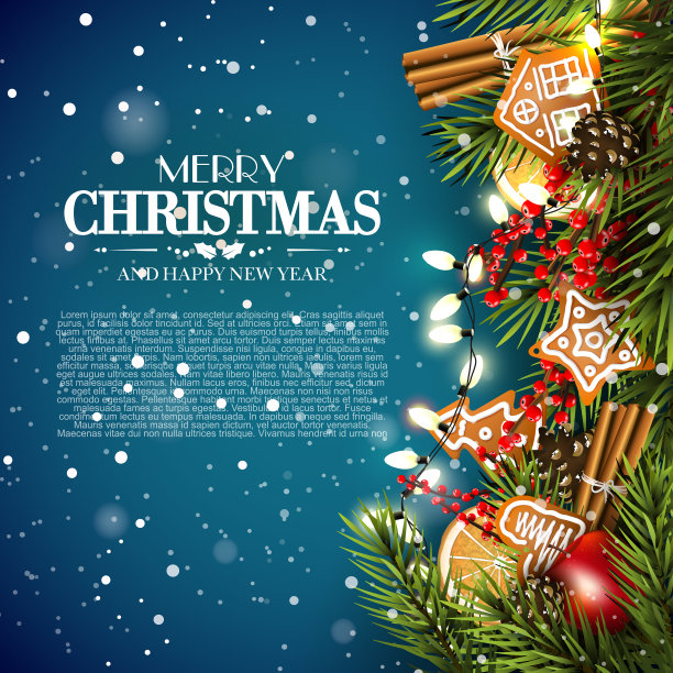 传统的圣诞卡片图片下载