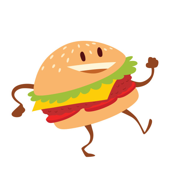 有趣的汉堡包图片下载