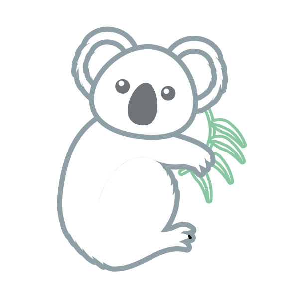 可爱的考拉图标形象图片下载