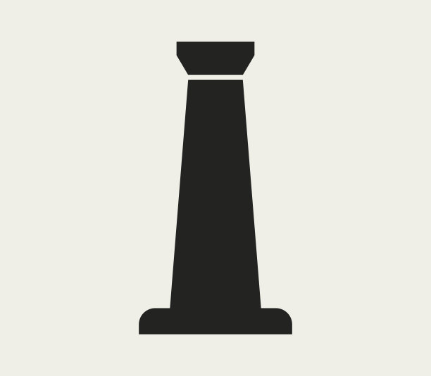 寺庙柱子图标图片下载