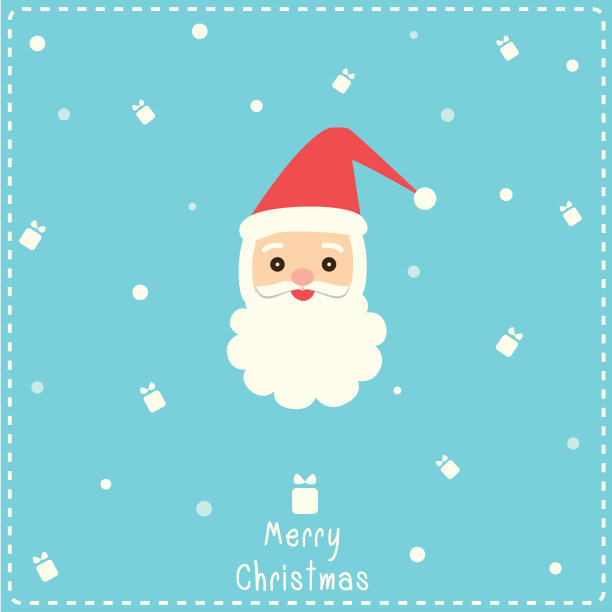 圣诞老人圣诞背景素材图片