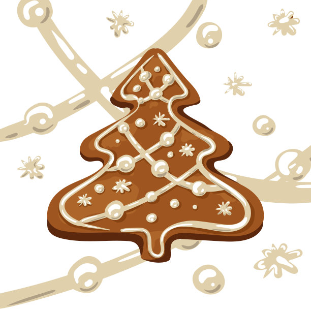 圣诞树饼干图片下载
