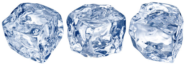 微距拍摄的冰块。图片下载