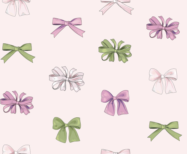 蝴蝶结时尚无缝图案。礼品背景图片下载