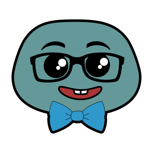 呆子表情符号脸图标图片下载