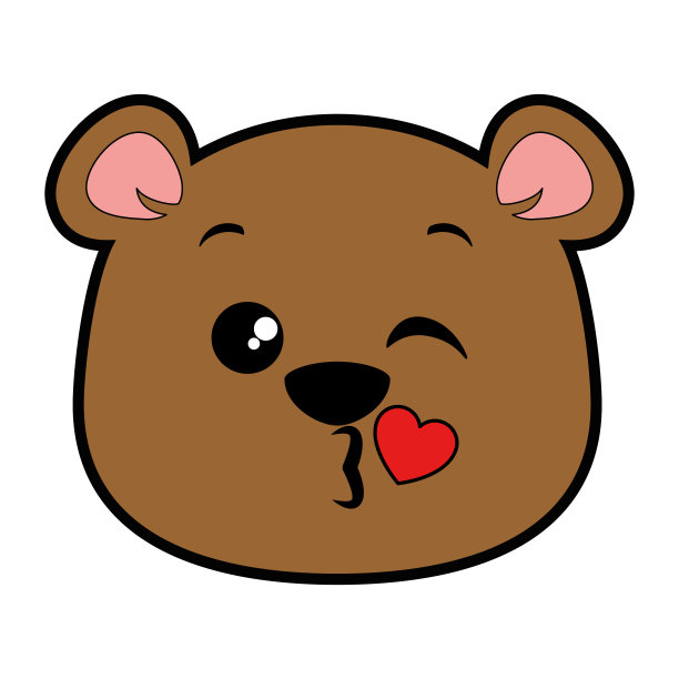 可爱的小熊卡哇伊性格图片下载