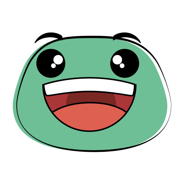 笑的表情脸图标图片下载