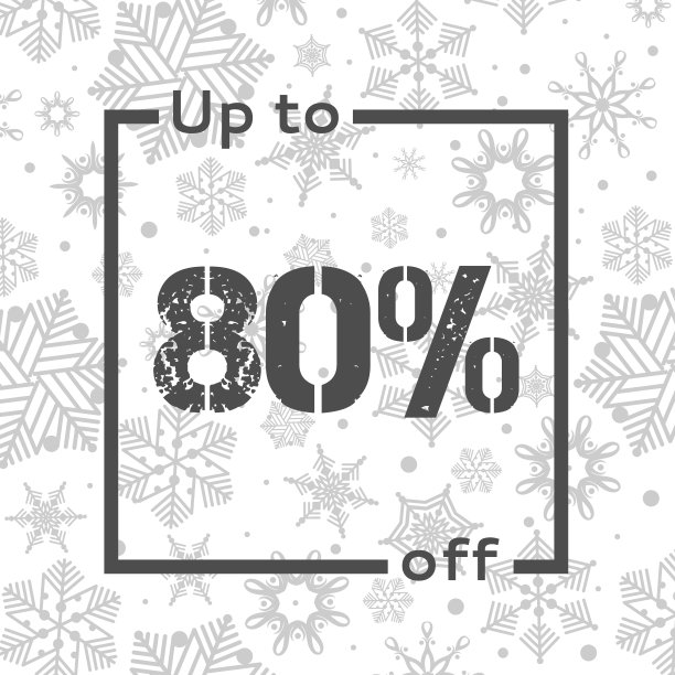 冬季销售背景图片下载