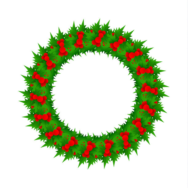圣诞花环图片下载