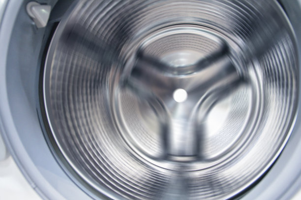 洗衣机滚筒内部视图的旋转运动图片下载