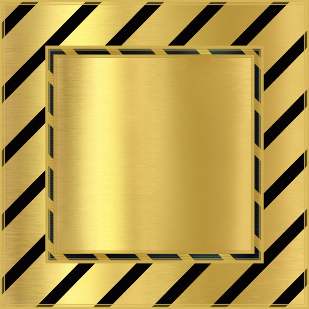 金色背景与黑色对角线图片下载