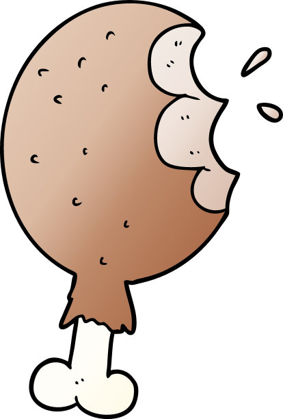 卡通鸡腿图片下载