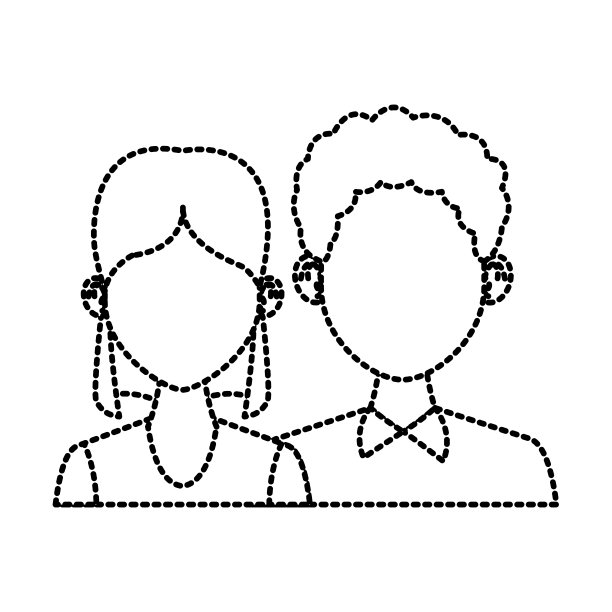 优雅的情侣头像卡通图片下载