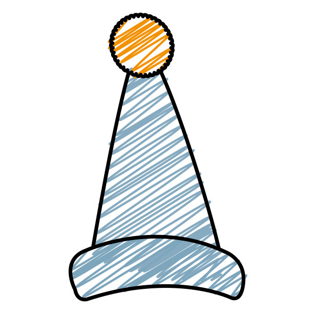 睡帽孤立图标图片下载