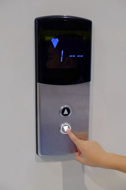 按下电梯按钮图片下载