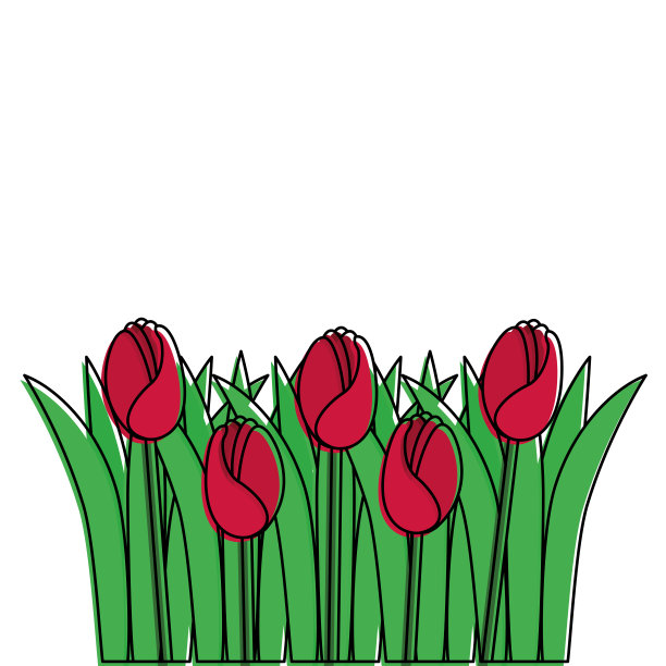 美丽的玫瑰栽培图标图片下载