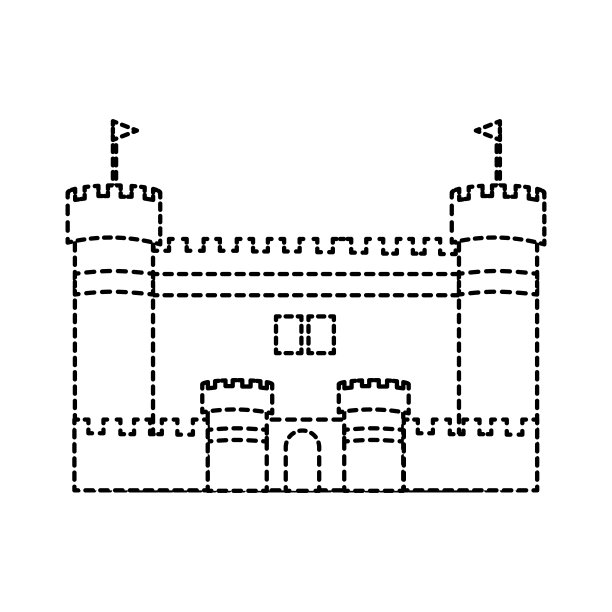 孤立的城堡设计图片下载