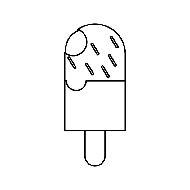孤立的冰棒设计图片下载