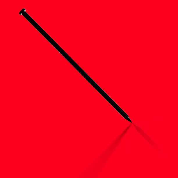 隔离硬件钉在无缝和轻微反光表面图片下载