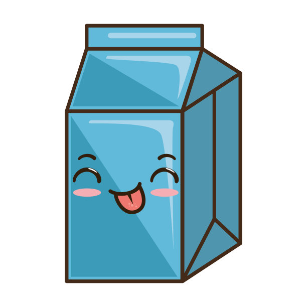 牛奶盒卡通人物图片下载