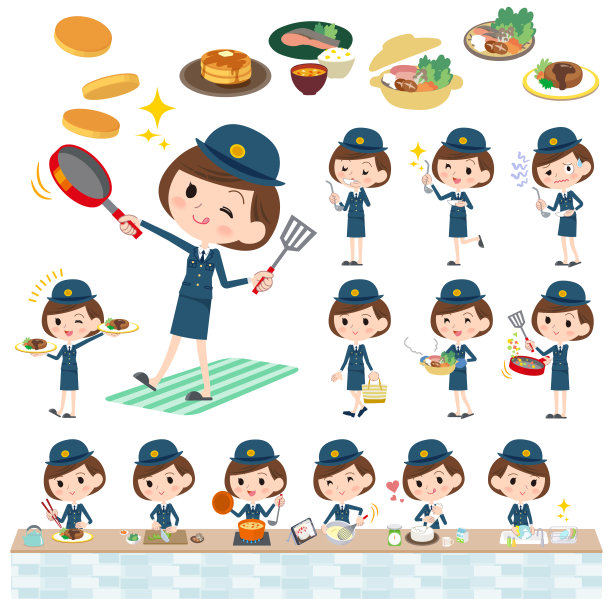 警察Women_cooking图片下载
