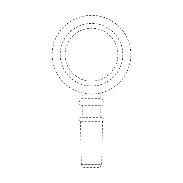 放大镜符号图片下载