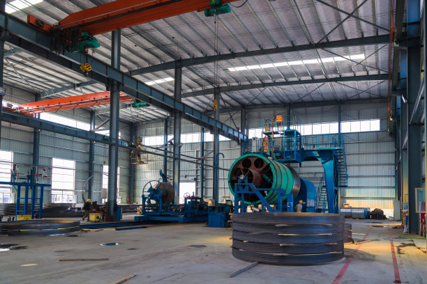 钢铁厂内部景观图片下载