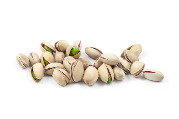 烤和盐开心果孤立素材图片