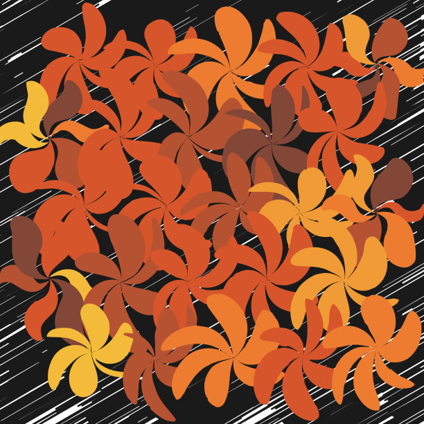 秋天异想天开的花背景图片下载